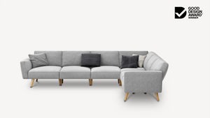 
                  
                    Load image into Gallery viewer, 6 seat modular sofa + arm/back
                  
                