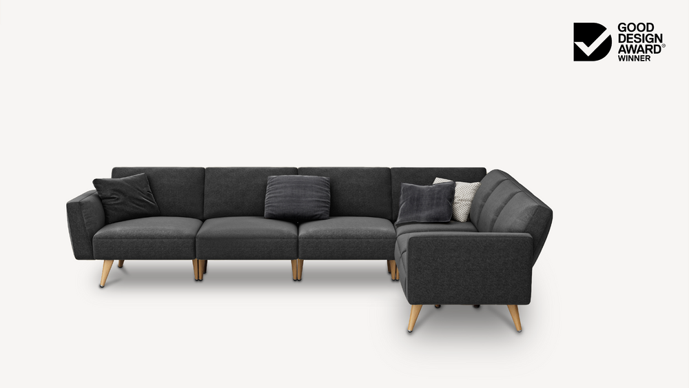 
                  
                    Load image into Gallery viewer, 6 seat modular sofa + arm/back
                  
                