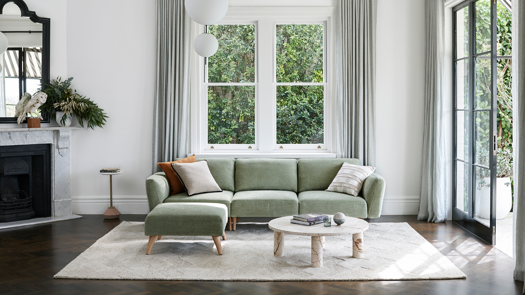 3 Seat Modular Sofa + Ottoman – Wattle Living