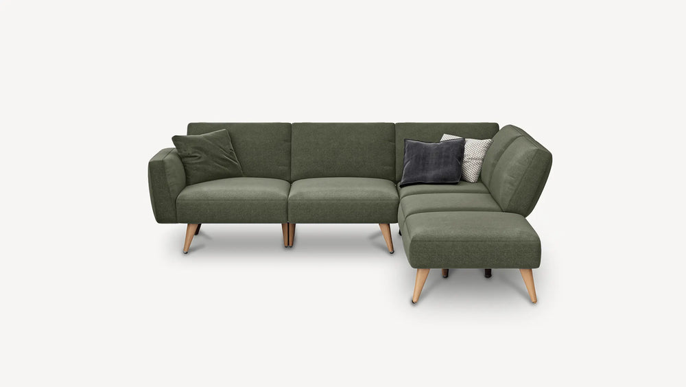 
                  
                    Load image into Gallery viewer, 4 Seat Modular Sofa + Ottoman Covers
                  
                