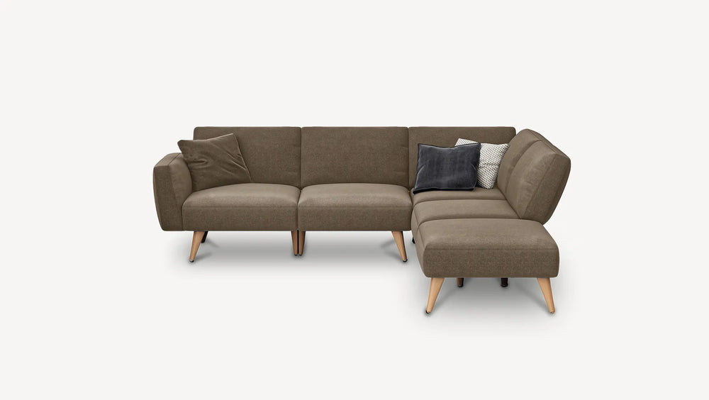 
                  
                    Load image into Gallery viewer, 4 Seat Modular Sofa + Ottoman Covers
                  
                