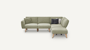 
                  
                    Load image into Gallery viewer, 4 Seat Modular Sofa + Ottoman
                  
                