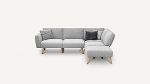 
                  
                    Load image into Gallery viewer, 4 Seat Modular Sofa + Ottoman
                  
                